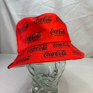 Coca-Cola Zero Sugar Red Bucket Hat - Reversible